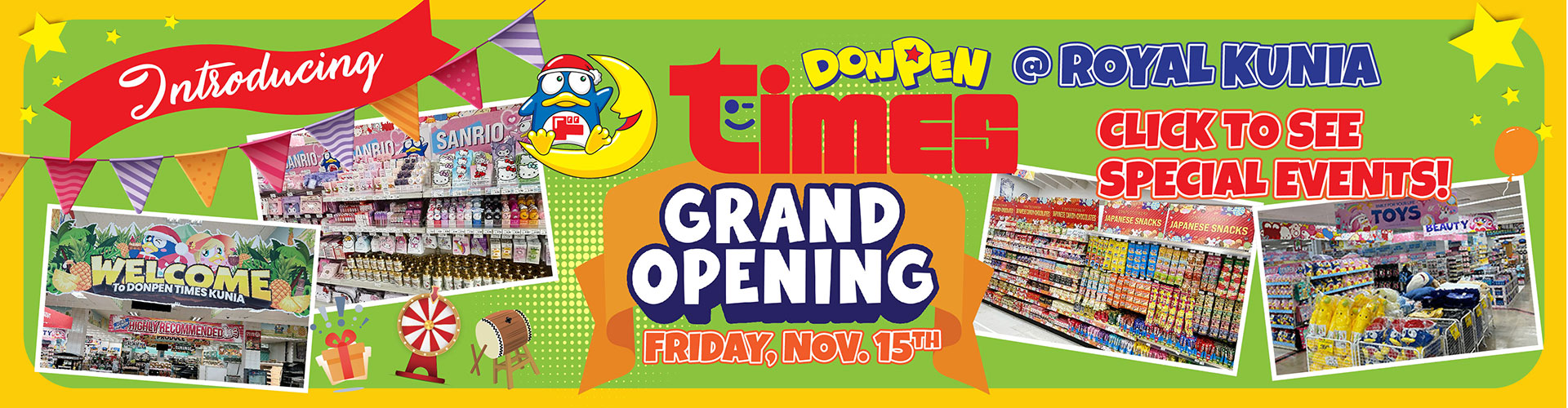 Donpen Times Opening Banner